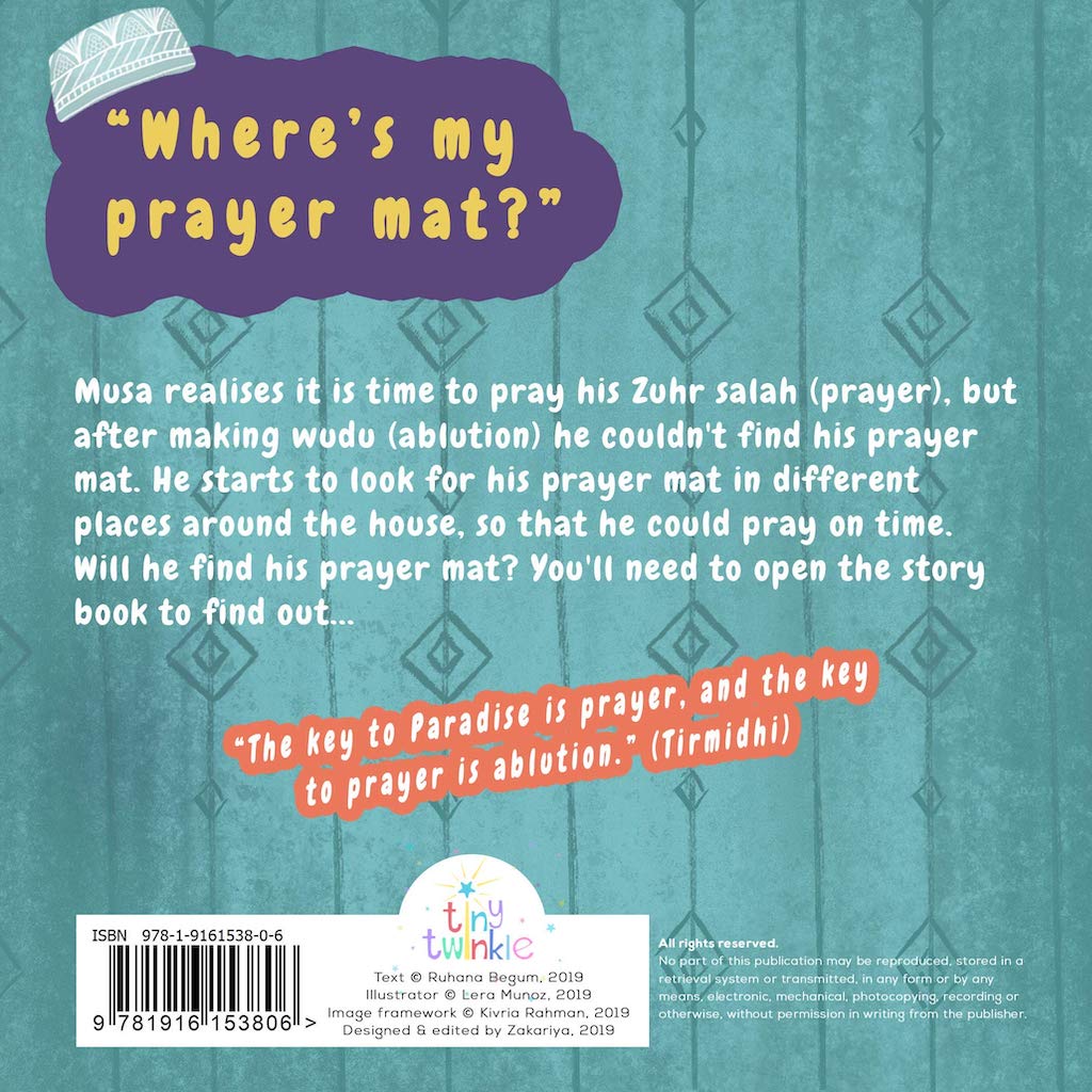 Where's My Prayer Mat? Back Cover